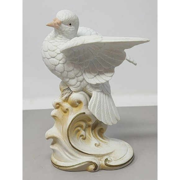 Vintage Lefton Porcelain “White Dove” KW 4097 Figurine Sculpture - Picture 5 of 16